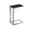 Monarch Specialties Accent Table - Black Top / Silver Metal I 3137 - alternate 1